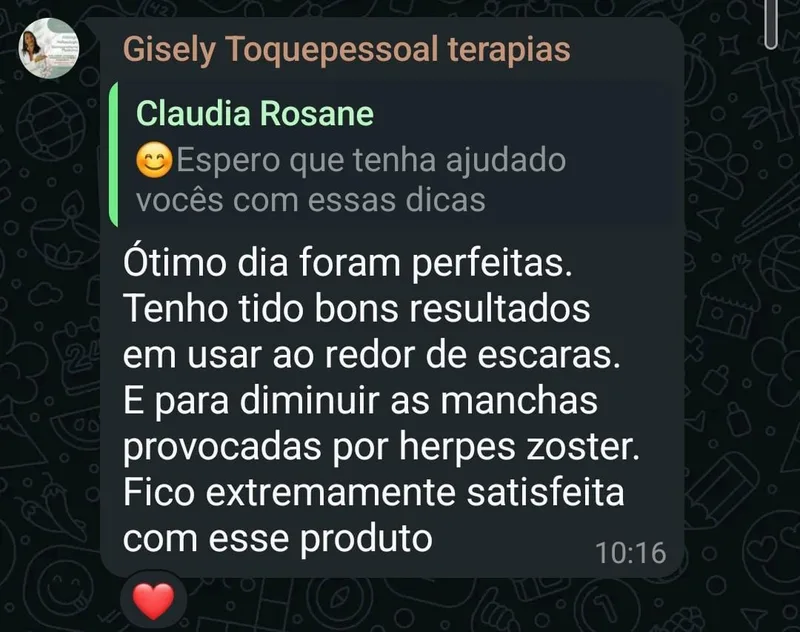 Depoimento escara OX REGEN